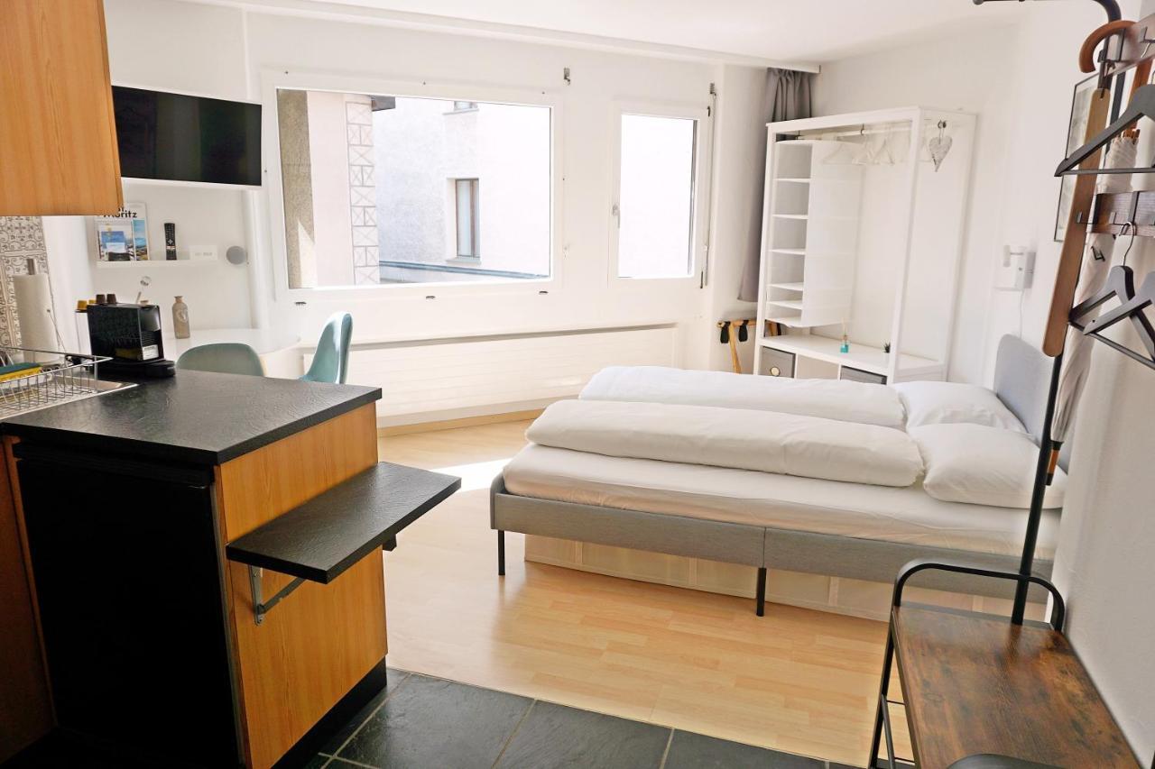 Schick Und Freundlich, Zentral, Modernes Studio - C5 St. Moritz Kültér fotó